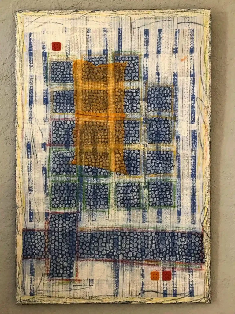 obra de arte textil contemporáneo